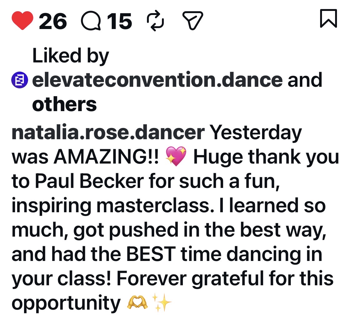 Review from @natalia.rose.dancer