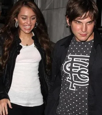 Paul Becker with Miley Cyrus, 2009